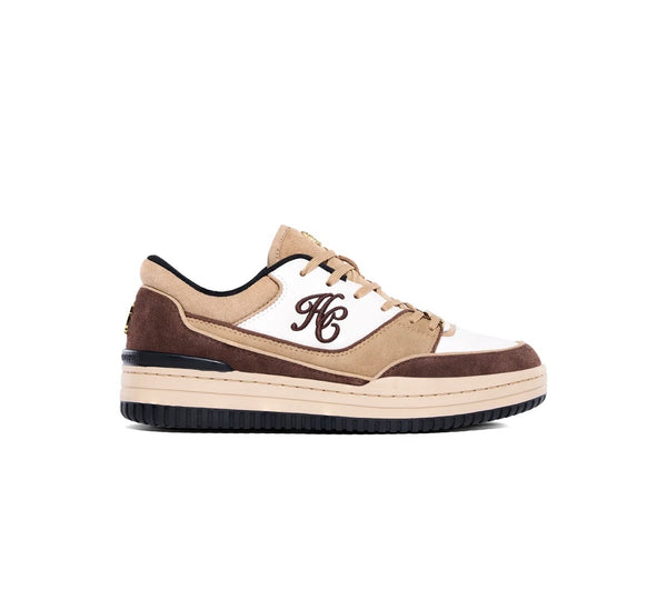 Holland Cooper Retro Trainer Taupe Tan Nude