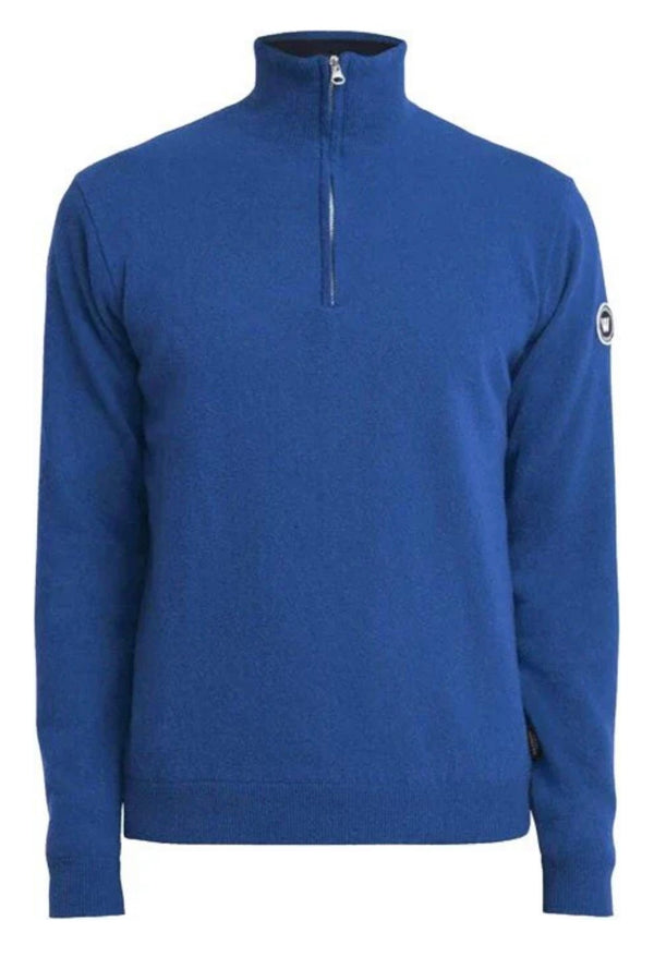 Duncan Windproof Mens 1/4 Zip Jumper - Dark Royal