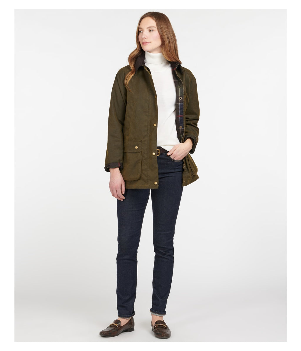Barbour Acorn Wax Jacket in Olive