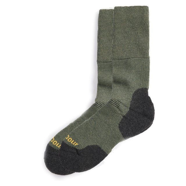Barbour Cragg Boot Socks - Olive Mix