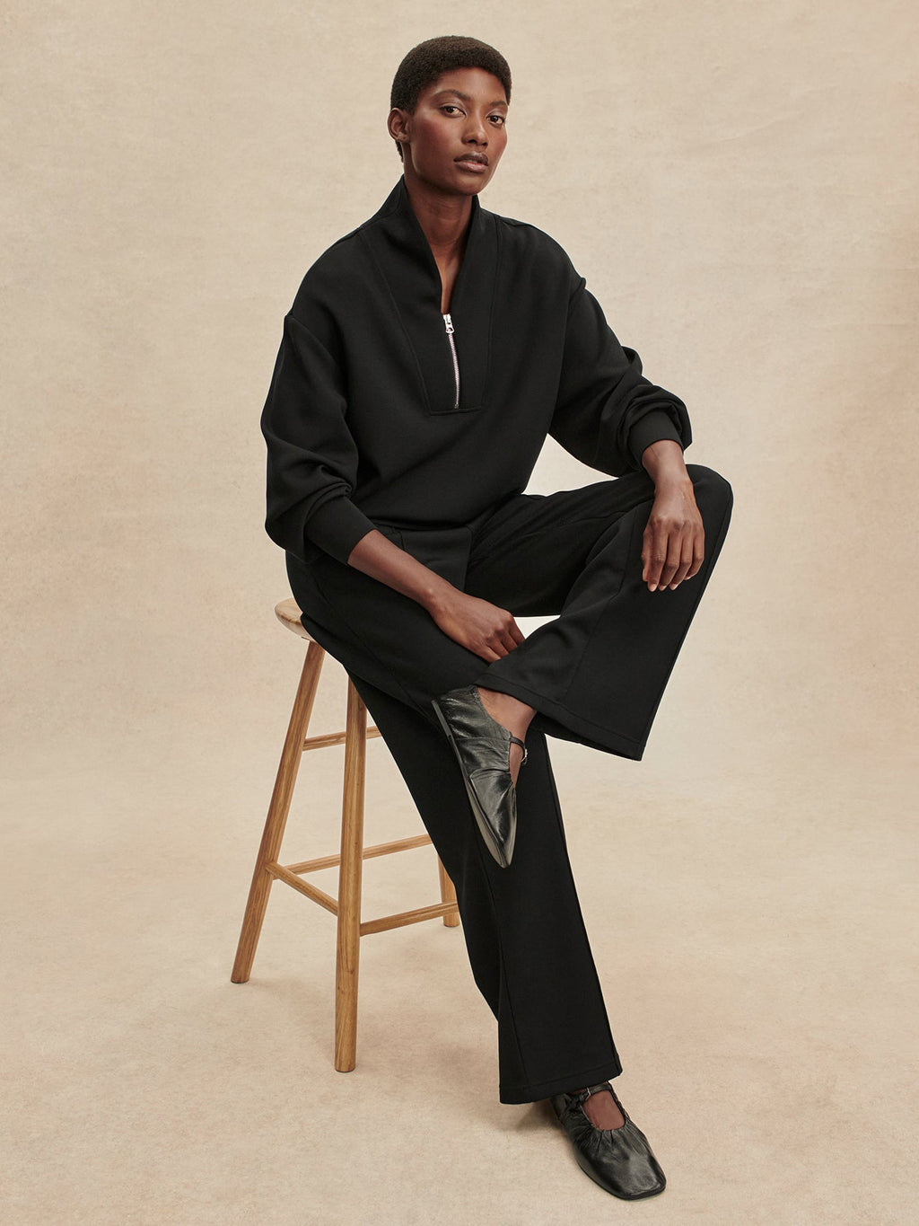 Varley The Wide Leg Pant 28" - Black