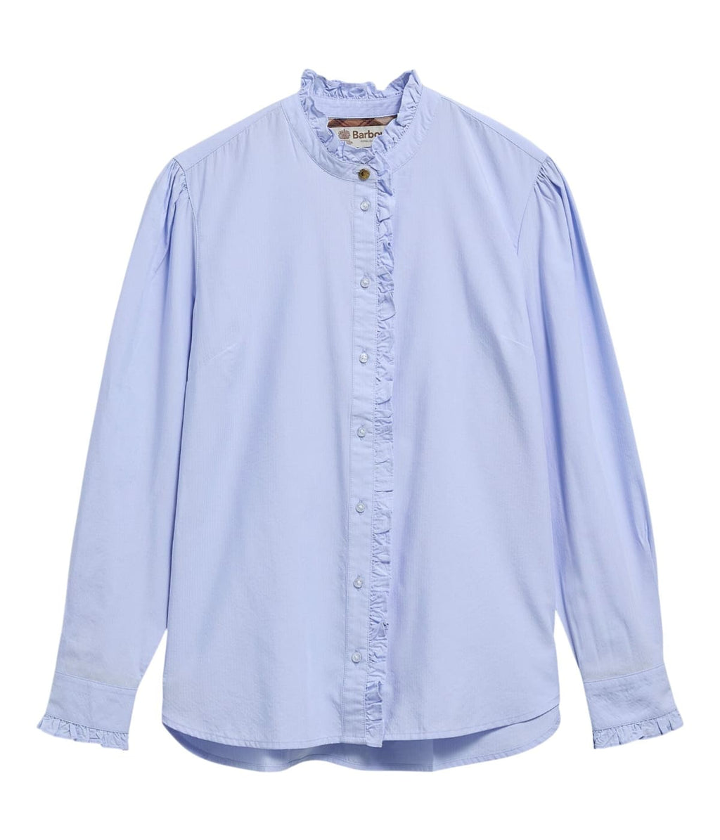 Barbour Antoinette Shirt in Pale Blue