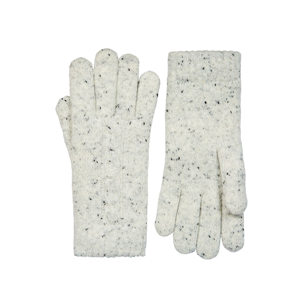 Pair of textured gloves on a white background