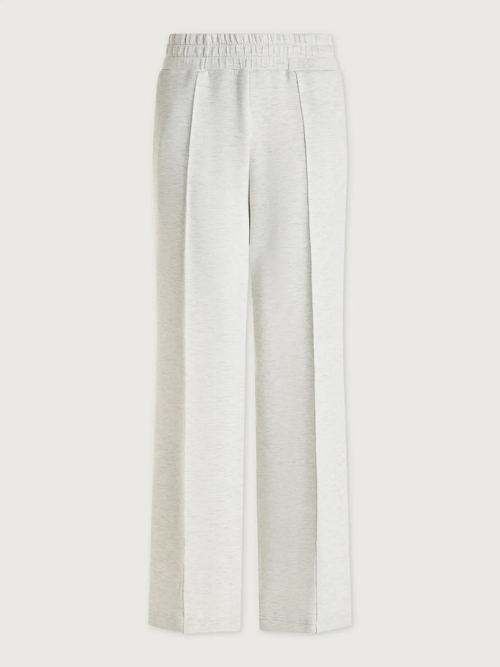 Light gray wide-leg pants on a white background