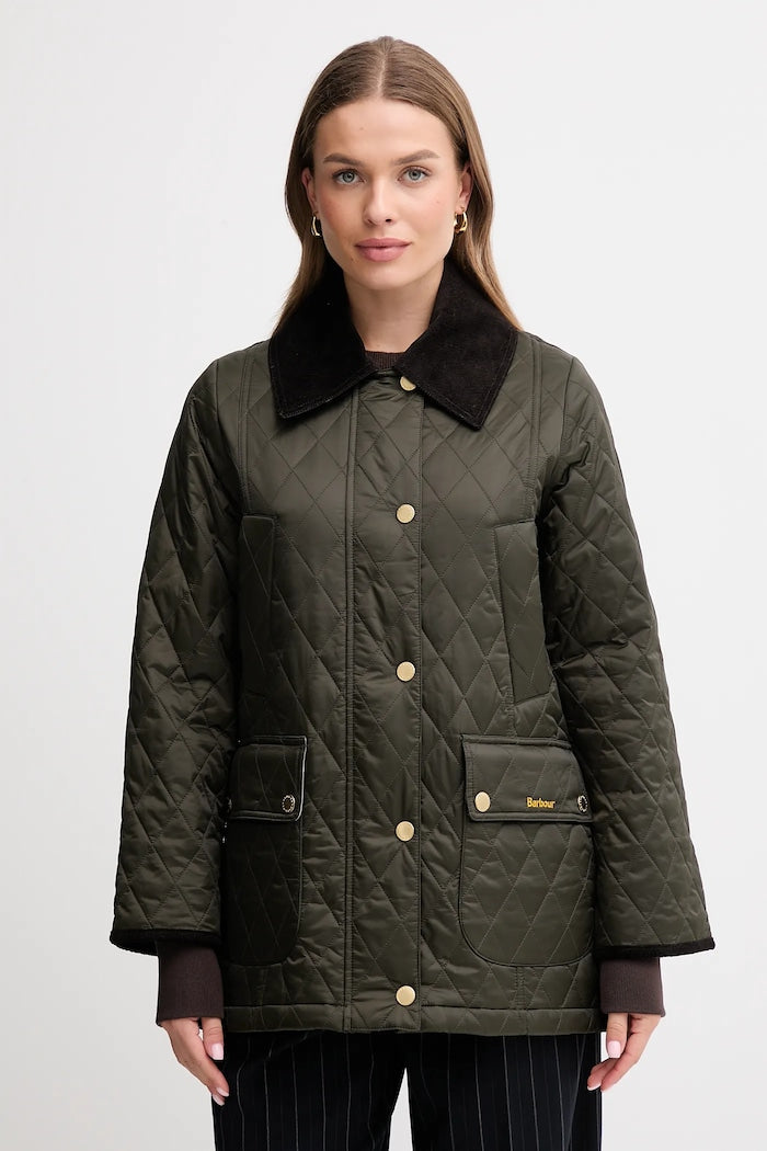 Barbour Modern Beadnell Quilted Jacket in Sage/ancient