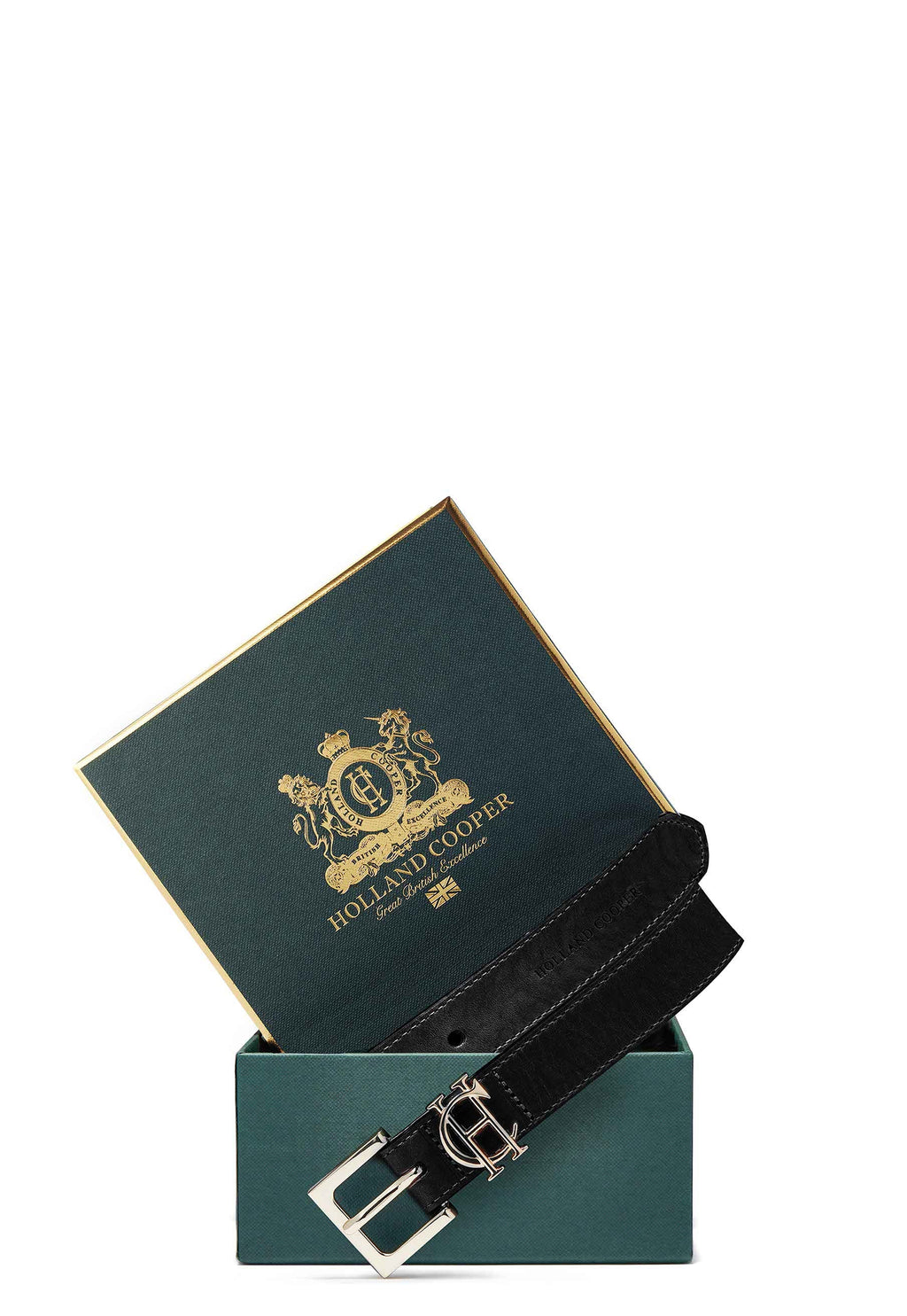 HC Slim Logo Belt - Black
