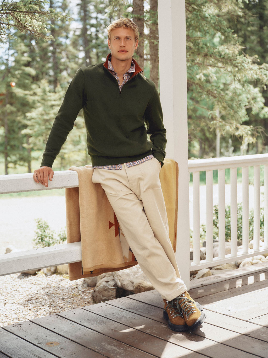 Joules Alistair Quarter Zip Sweatshirt