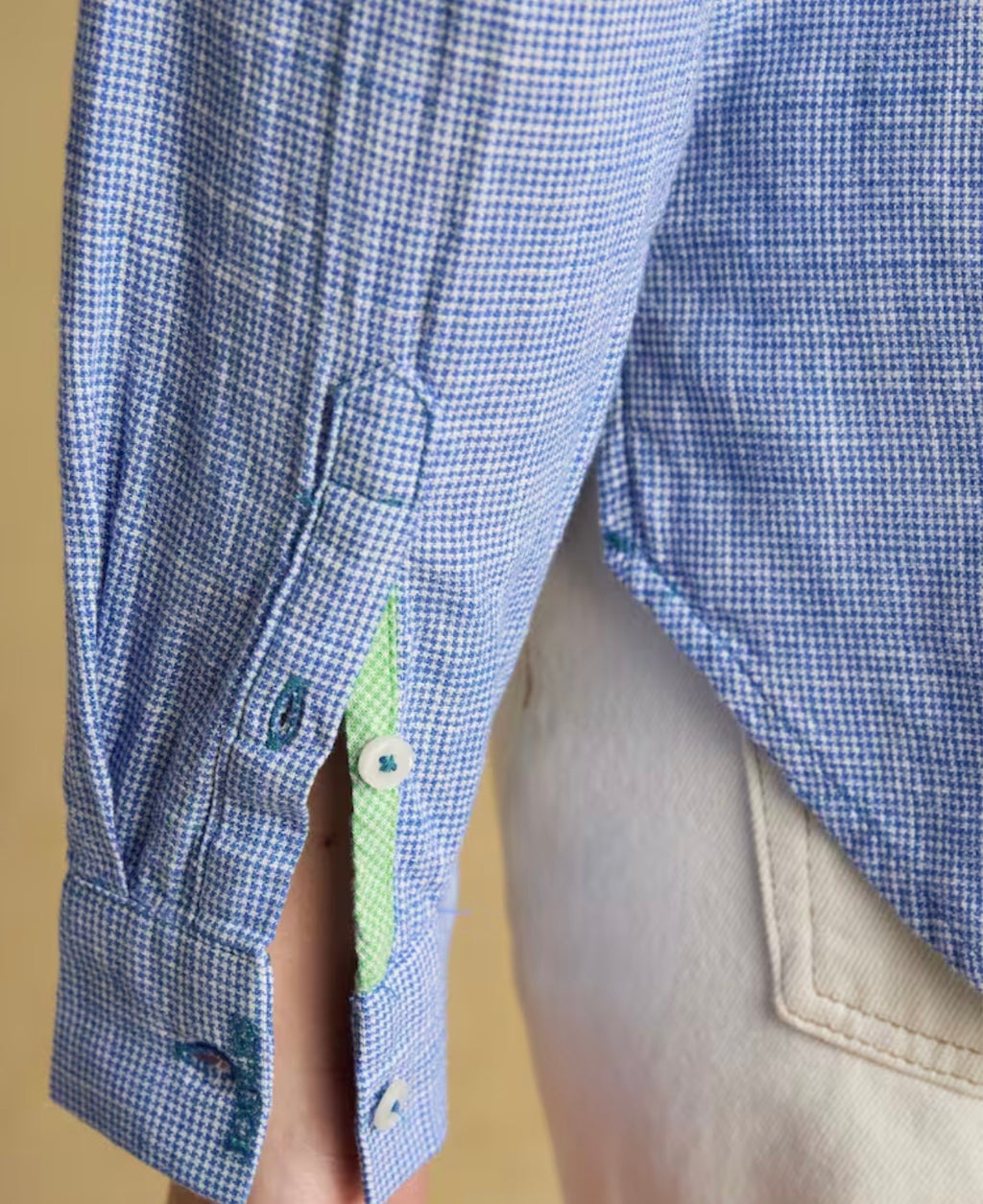 Joules Ida Blue Long Sleeve Cotton Shirts