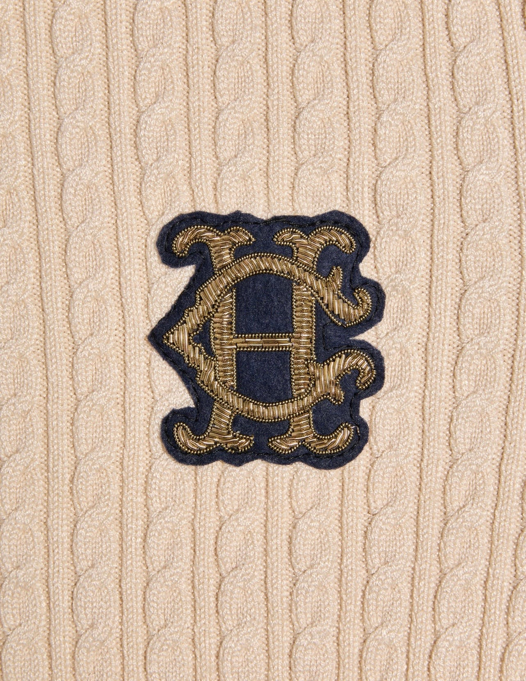Holland Cooper Princeton Crew Neck Knit Almond