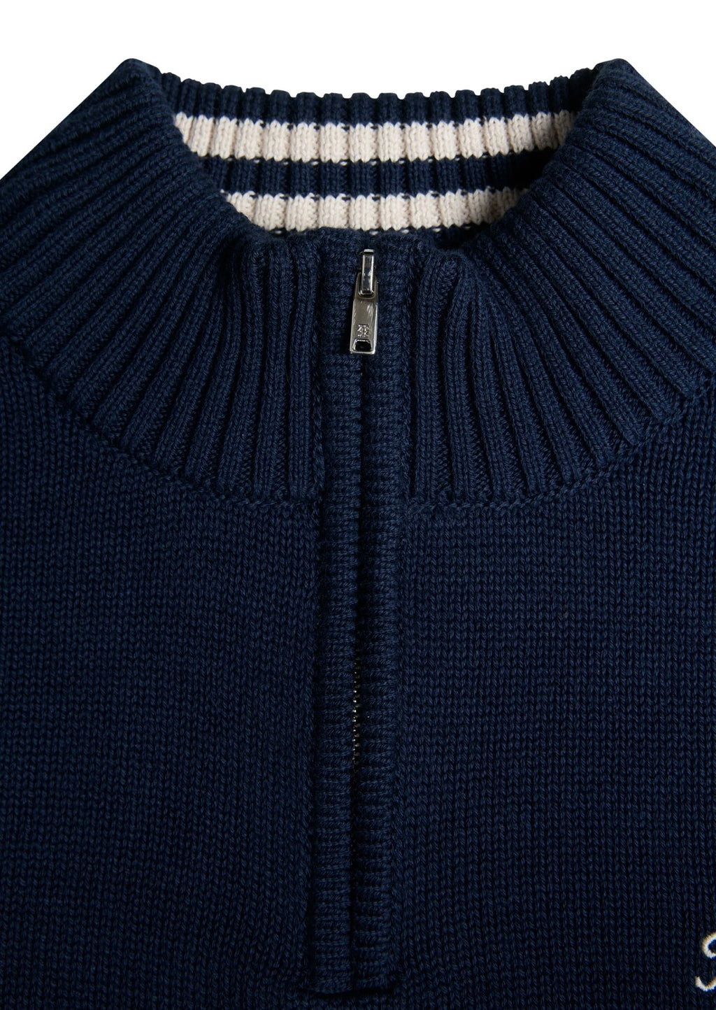 Holland Cooper Men's Quarter Zip Knit Ink Navy