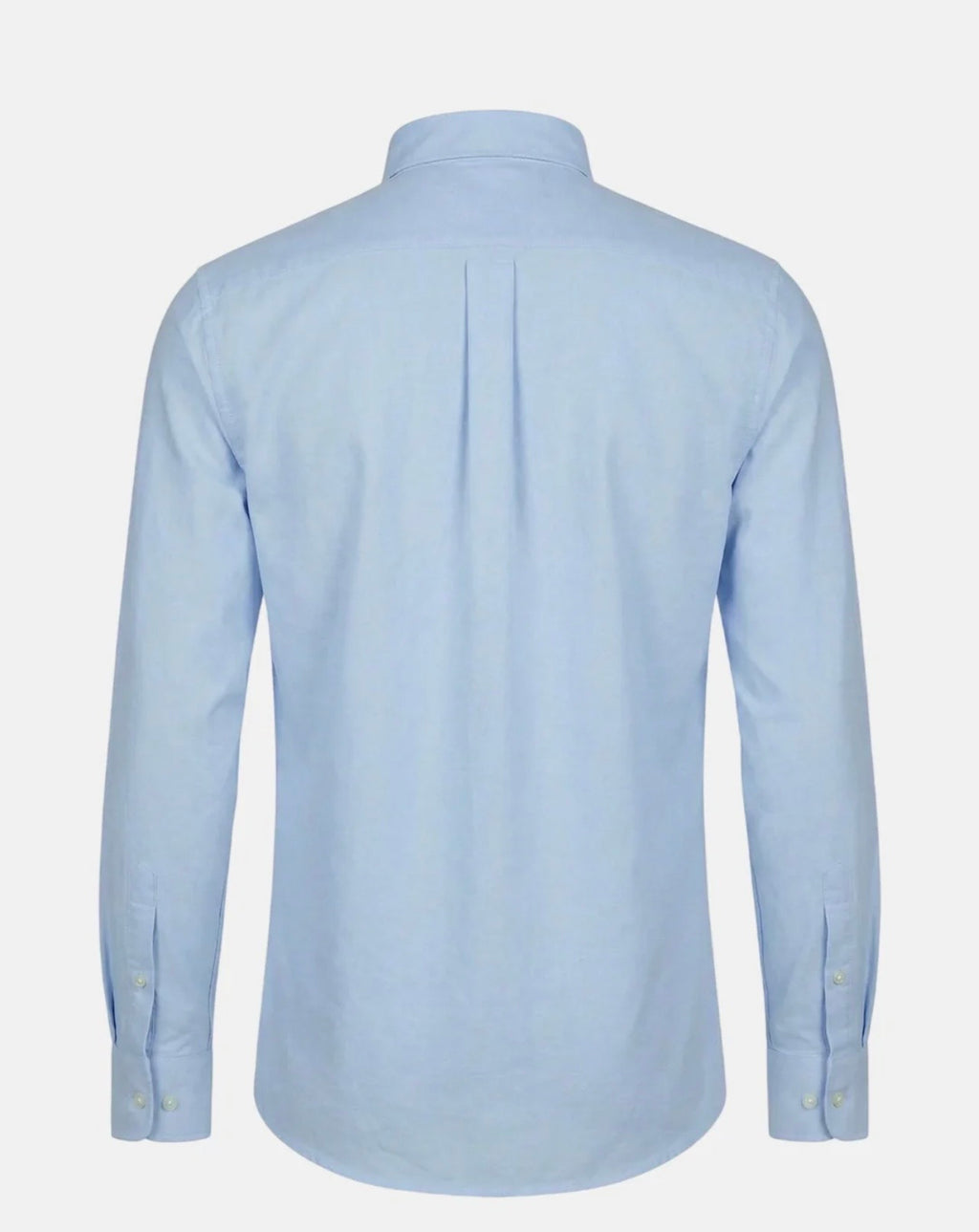 Fynch-Hatton Washed Oxford Solid Button Down Shirt Harbour Blue