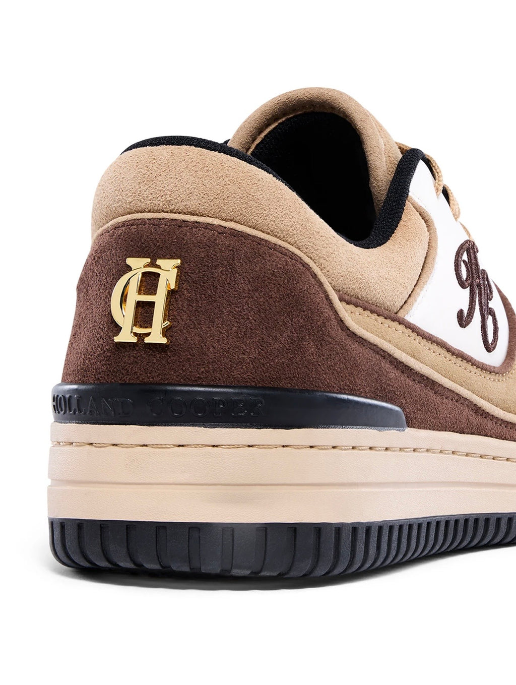 Holland Cooper Retro Trainer Taupe Tan Nude