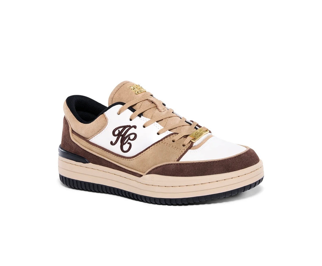 Holland Cooper Retro Trainer Taupe Tan Nude