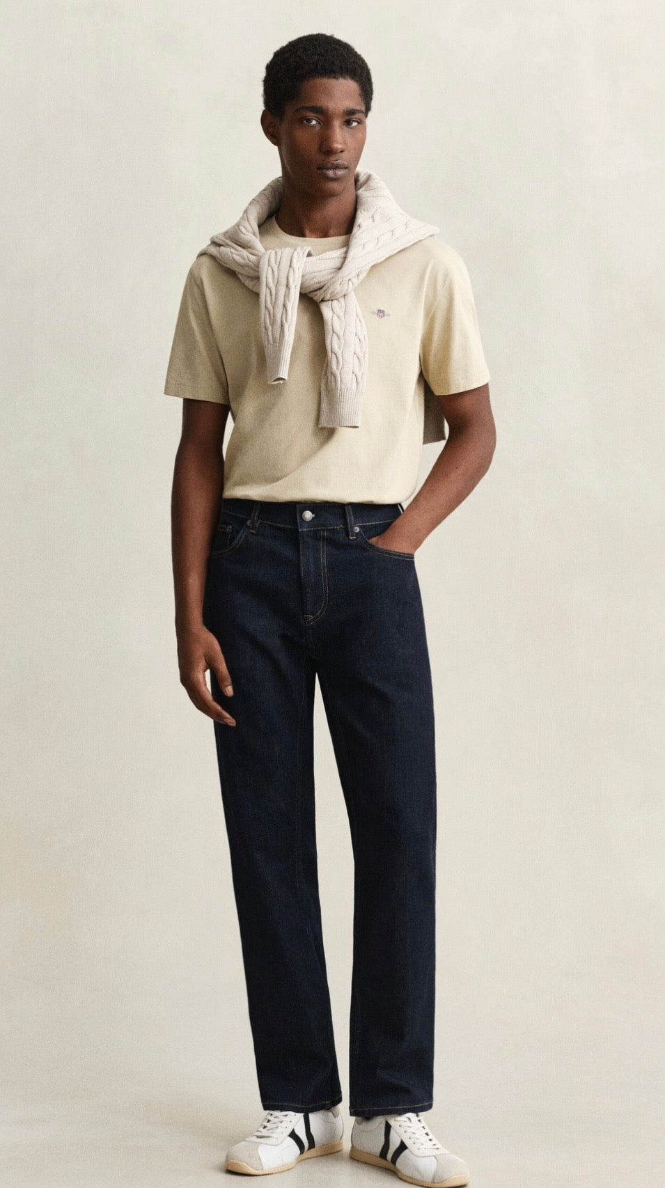 GANT Regular Fit Clean Wash Jeans