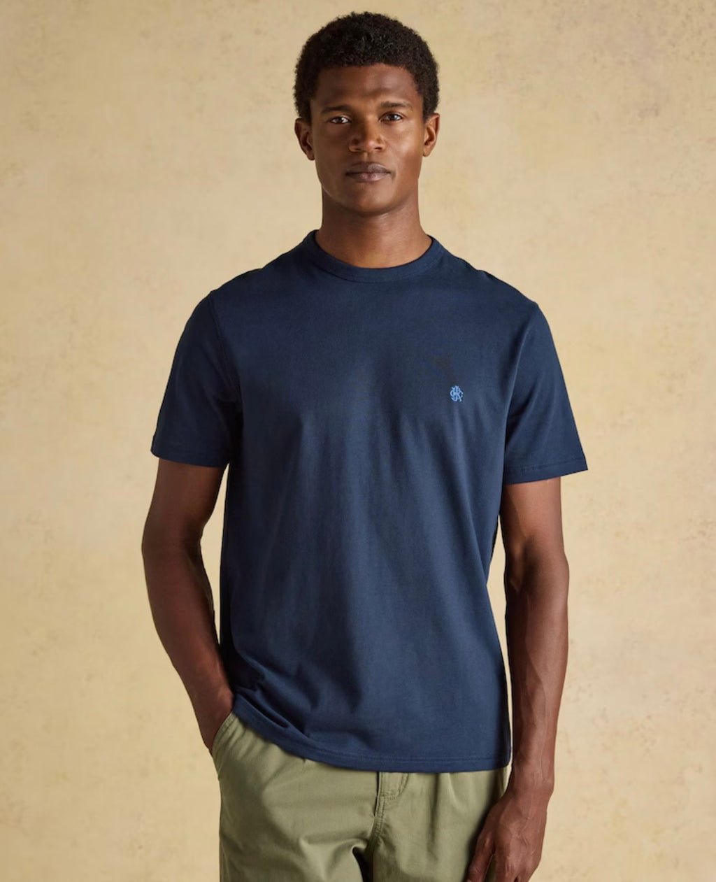 Joules Rugby Club Navy Crew Neck Cotton T-Shirt