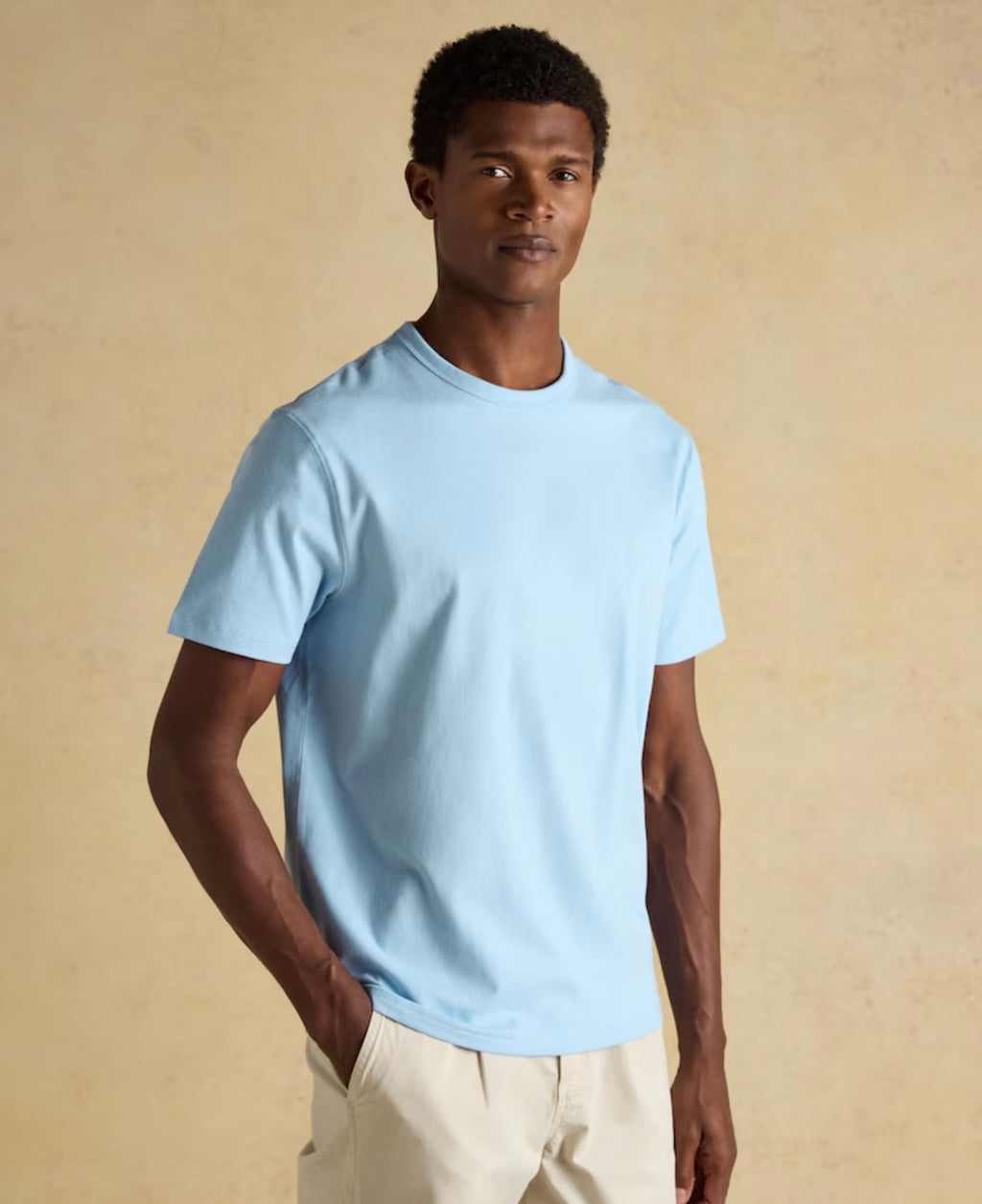 joules Rugby Club Light Blue Crew Neck Cotton T-Shirt