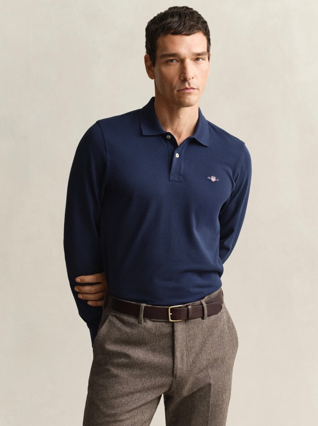 GANT Long Sleeve Polo Shirt