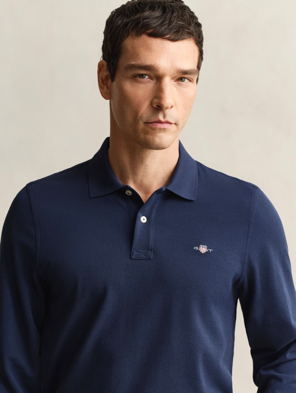 GANT Long Sleeve Polo Shirt