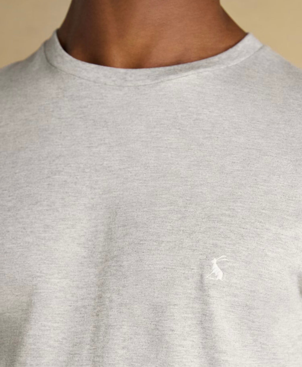 Joules Everyday Grey Classic Fit Cotton T-Shirt