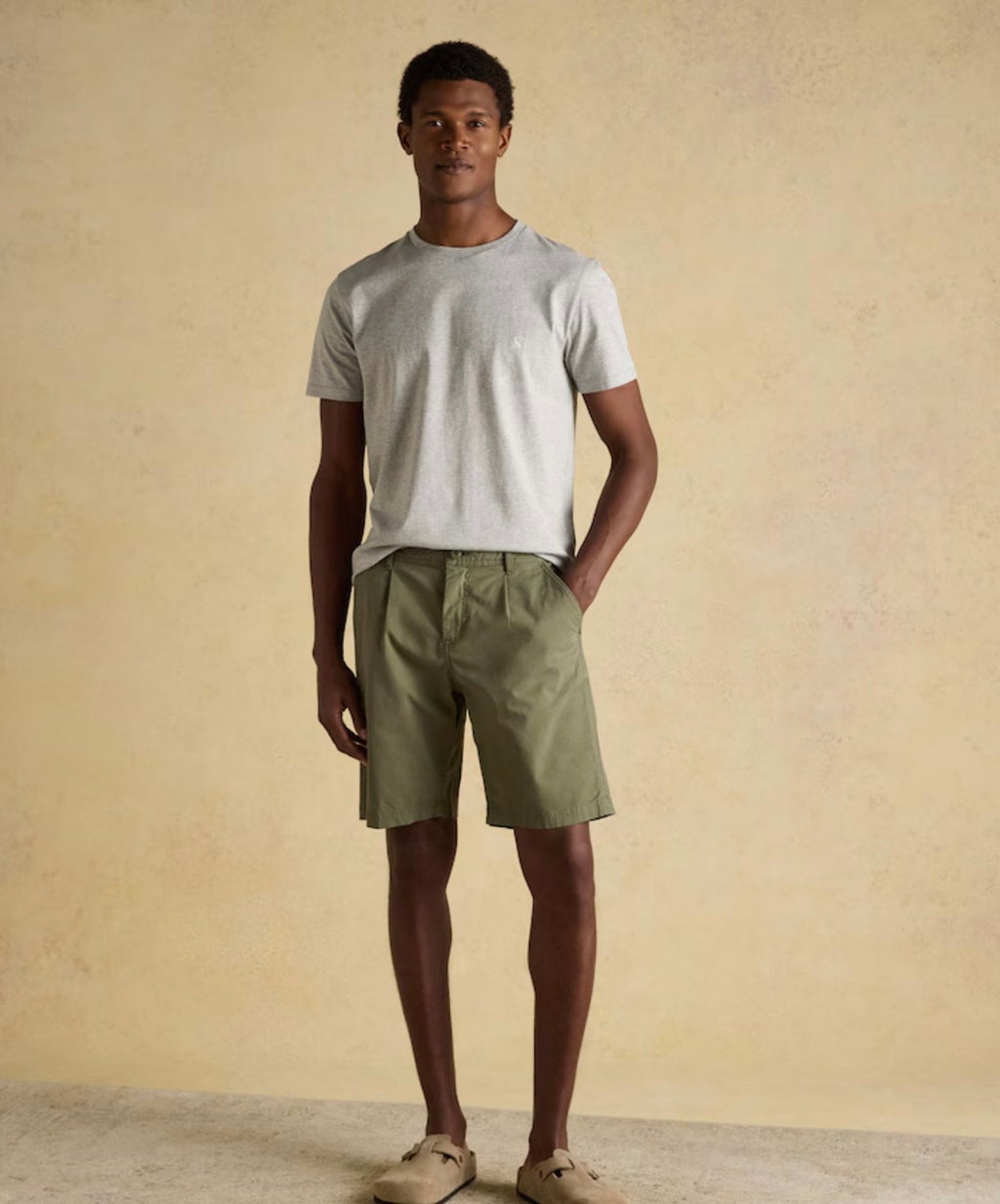 Joules Everyday Grey Classic Fit Cotton T-Shirt