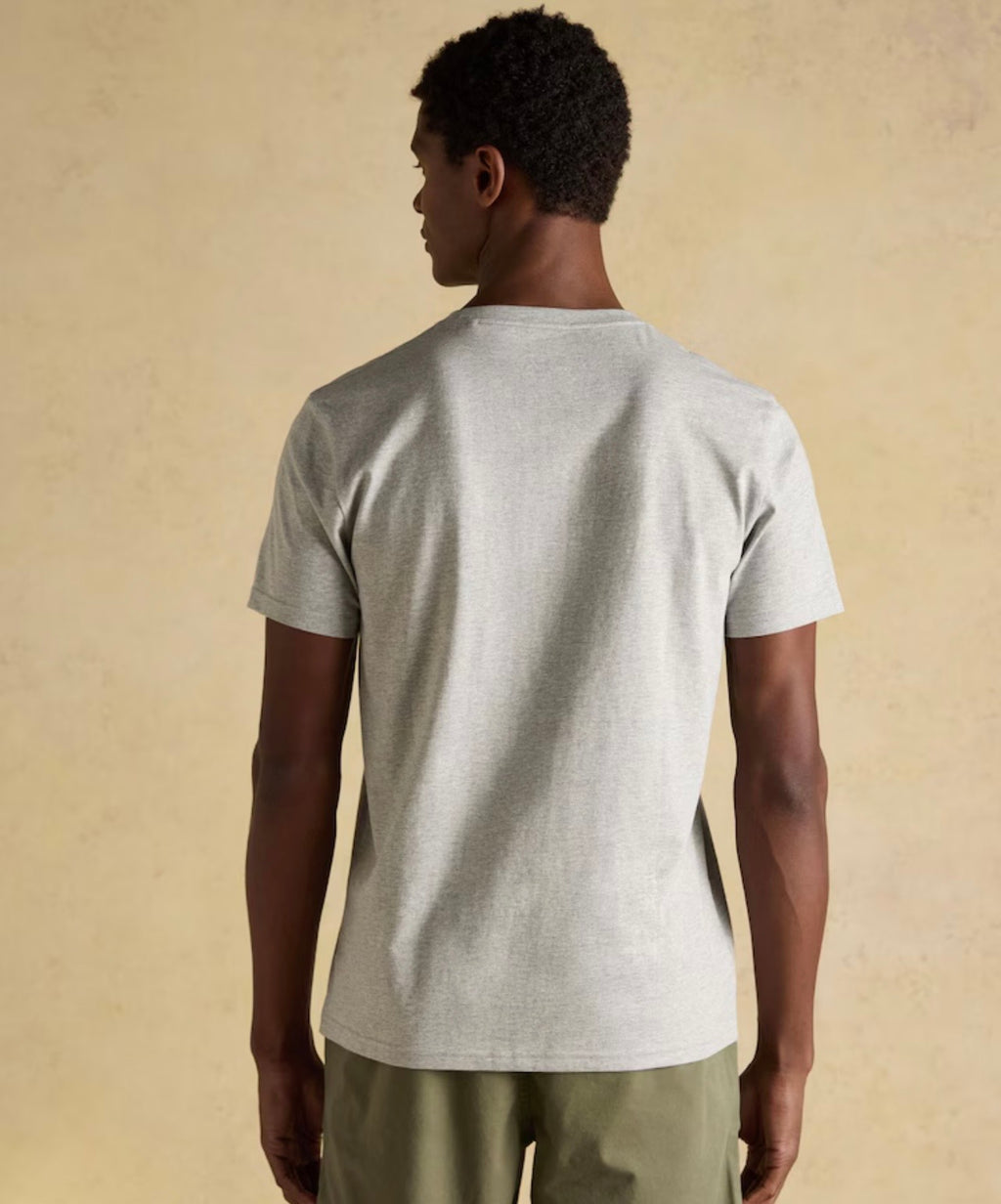 Joules Everyday Grey Classic Fit Cotton T-Shirt
