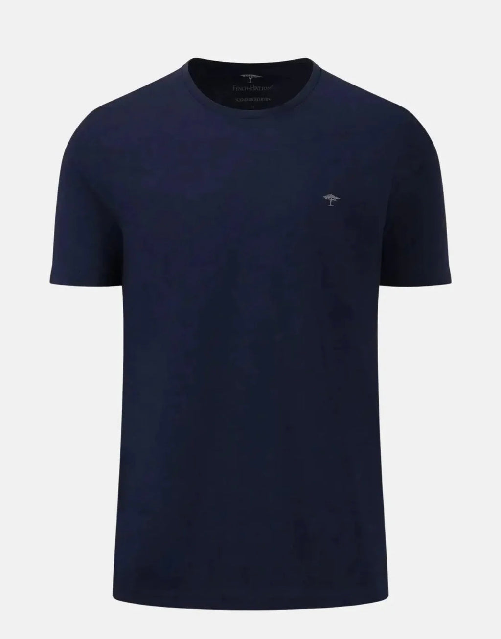 Fynch- Hatton Crew Neck T-Shirt Navy