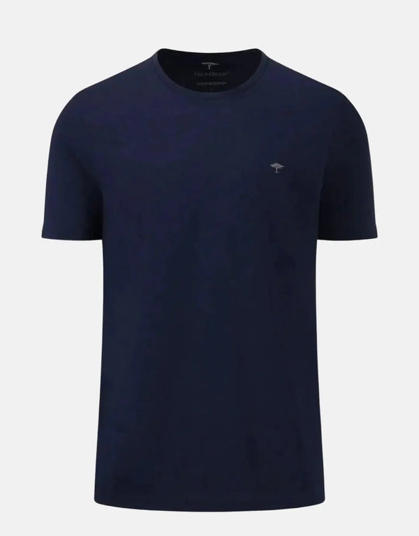 Fynch- Hatton Crew Neck T-Shirt Navy