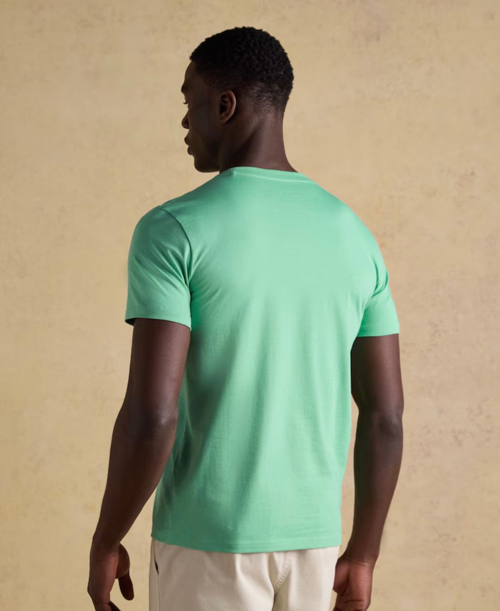 Joules Everyday Light Green Classic Fit Cotton T-Shirt