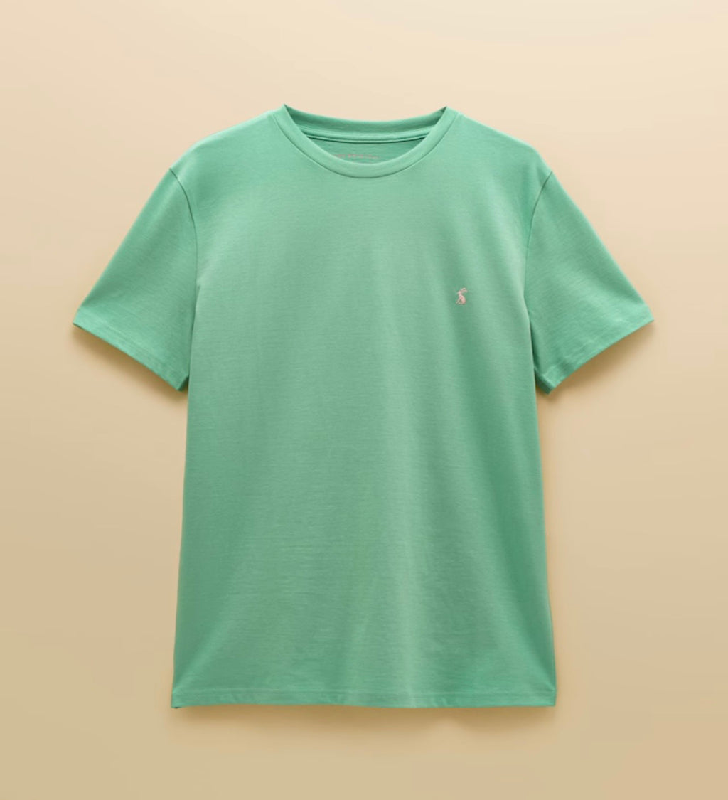 Joules Everyday Light Green Classic Fit Cotton T-Shirt