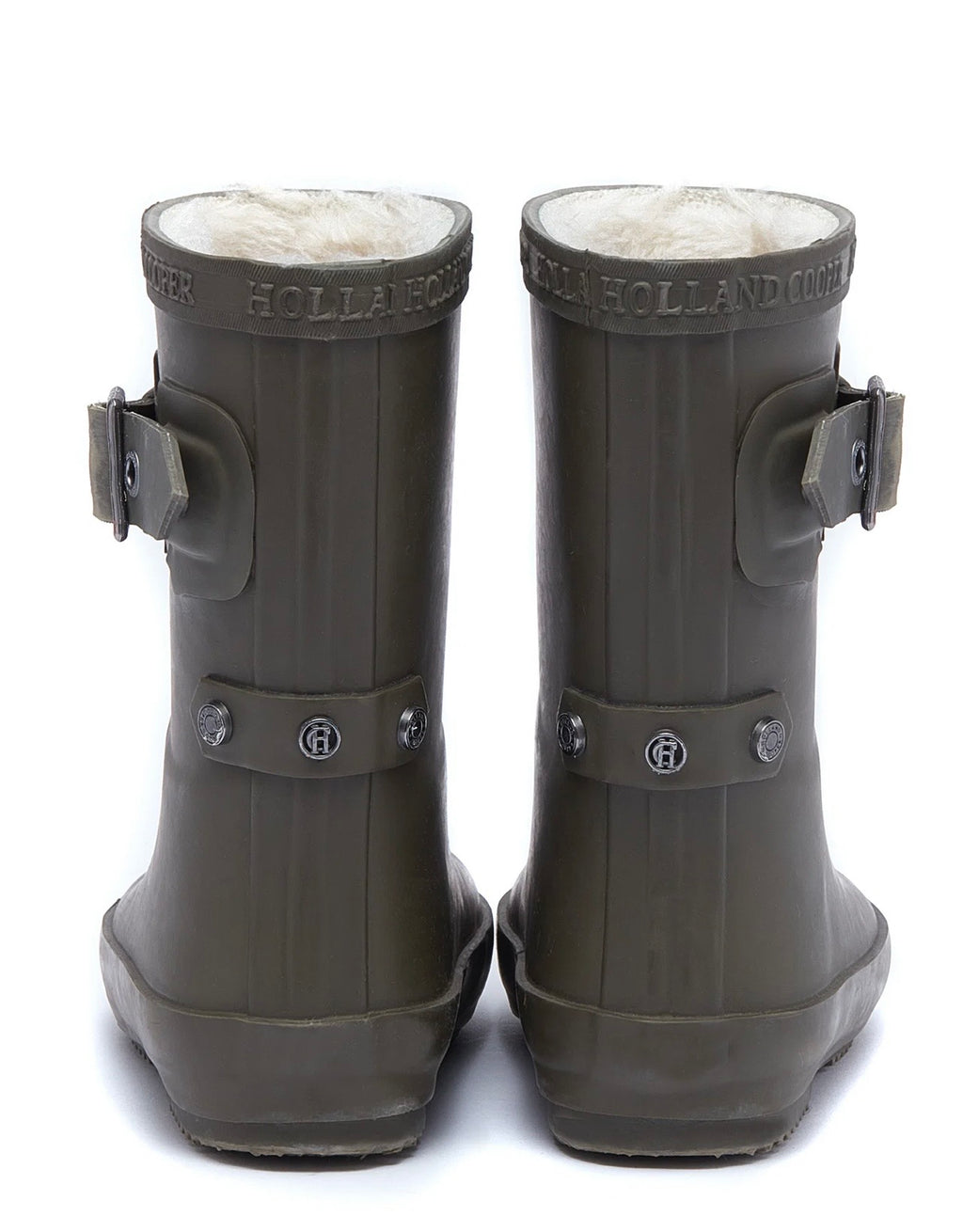 Holland Cooper Little Wellie-Toddler Dinosaur Green