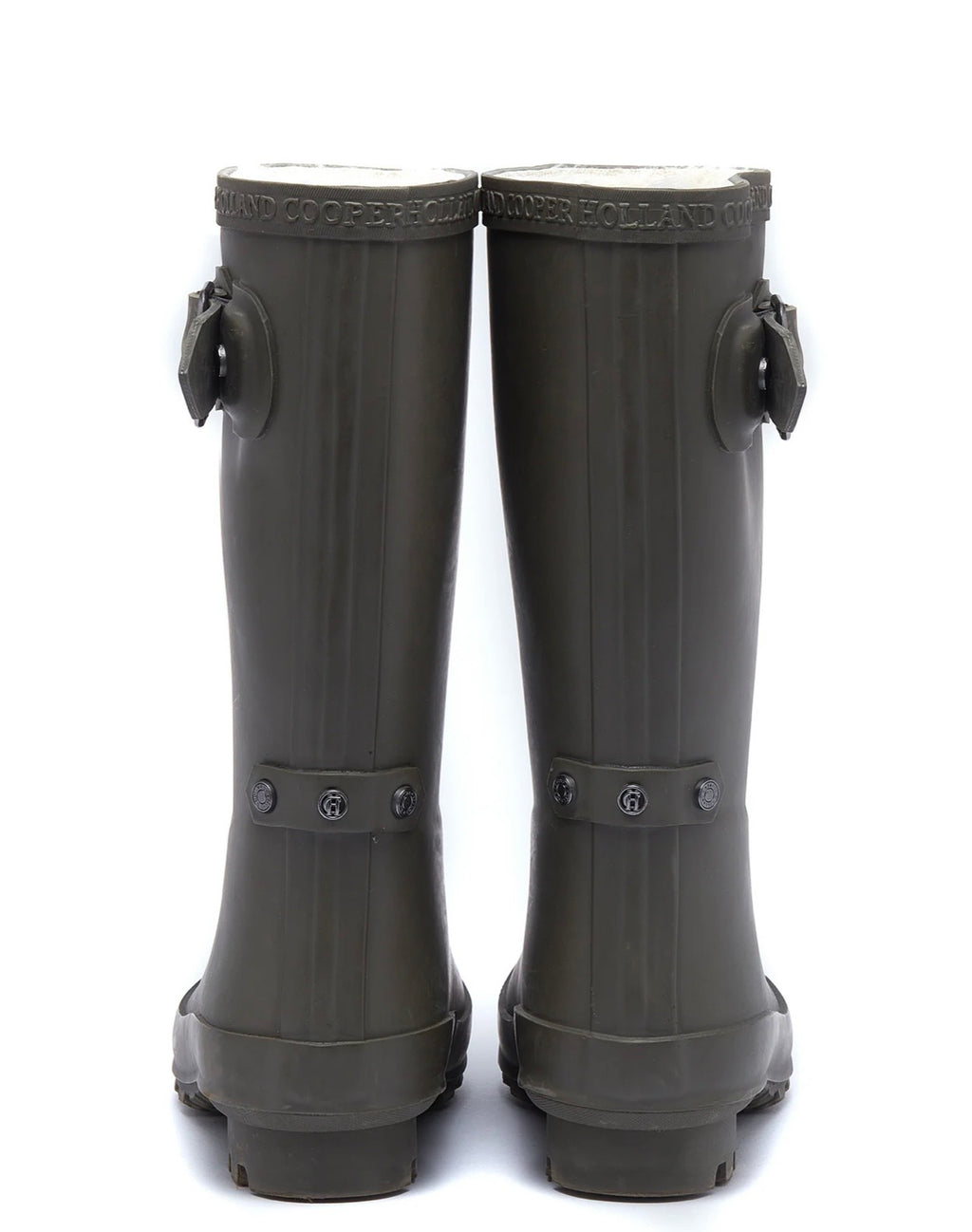 Holland Cooper Little Wellie - Junior Dinosaur Green