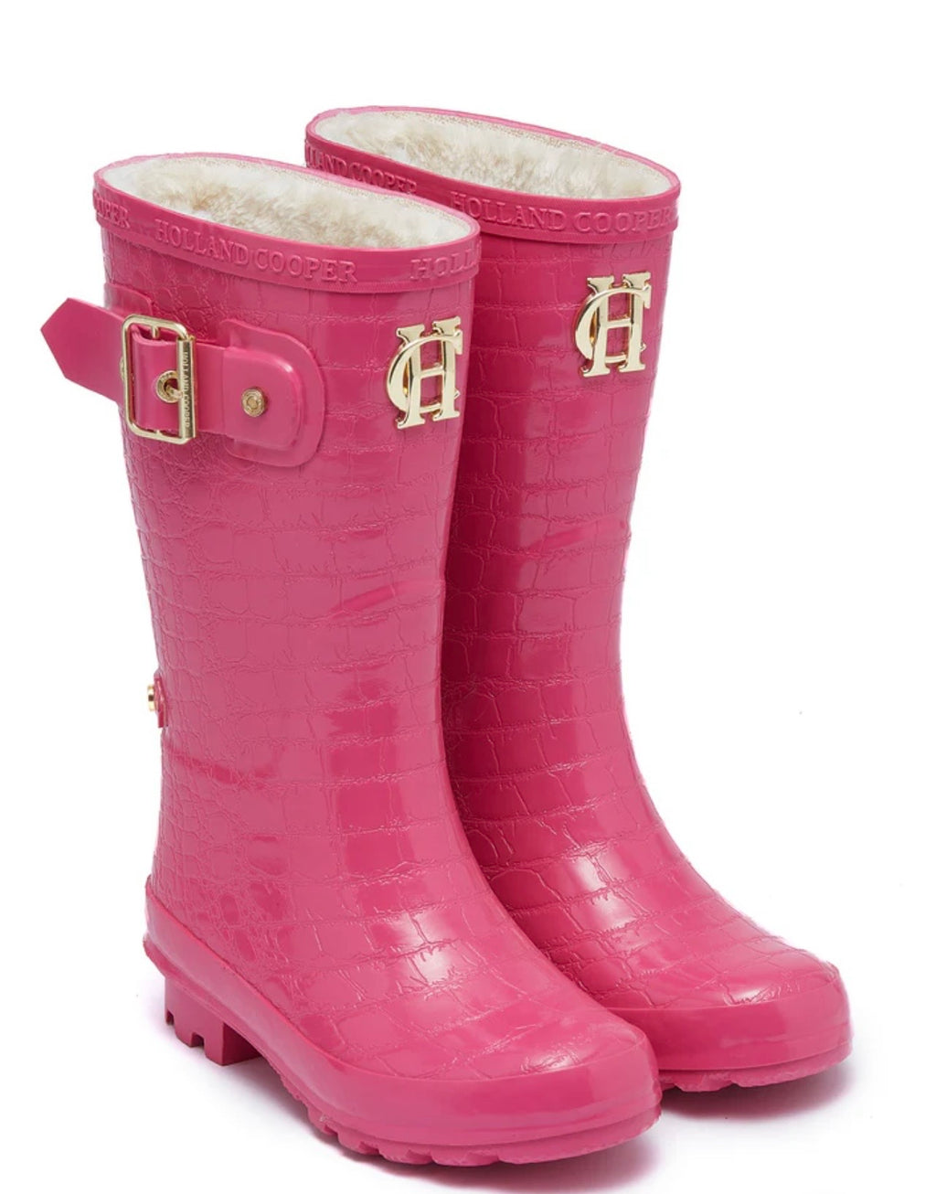 Holland Cooper Little Wellie - Junior Lollipop Pink
