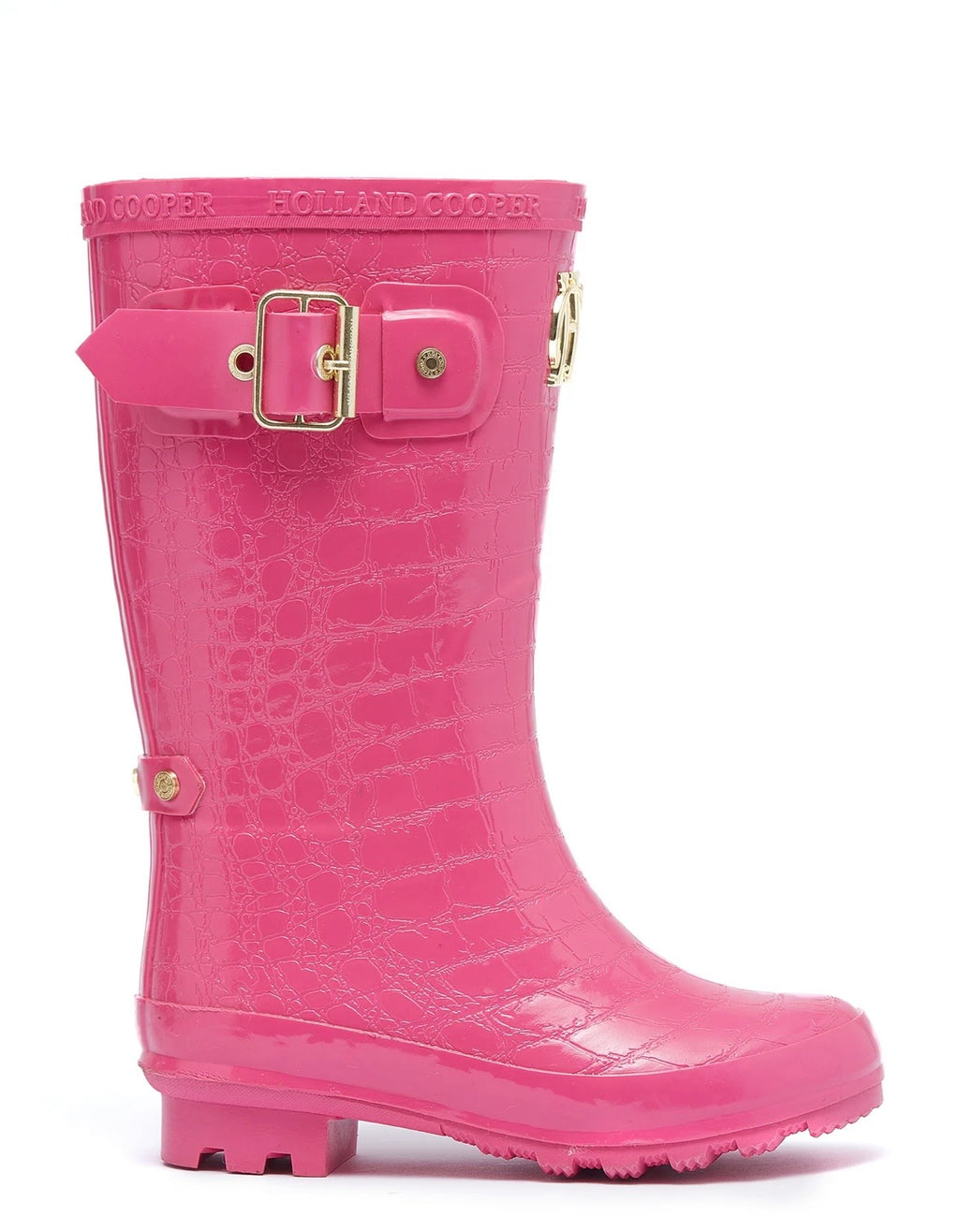 Holland Cooper Little Wellie - Junior Lollipop Pink