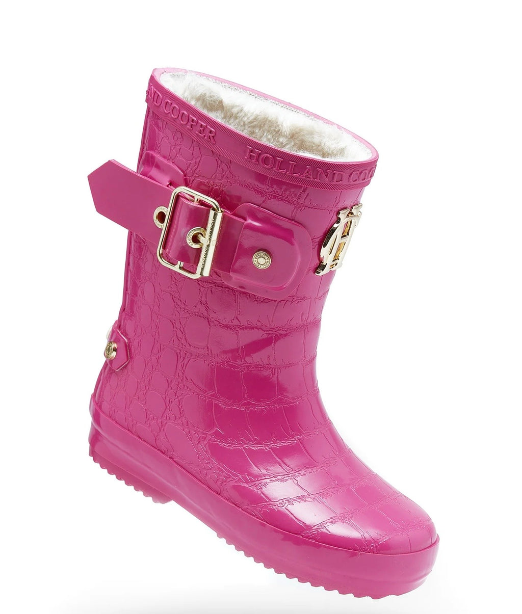 Holland Cooper Little Wellie - Toddler Lollipop Pink