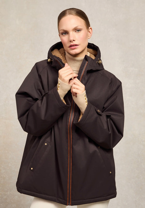 One-Size Waterproof Jacket Chocolate