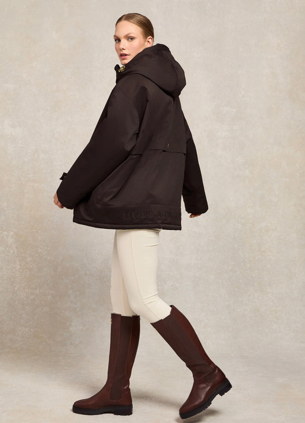 One-Size Waterproof Jacket Chocolate