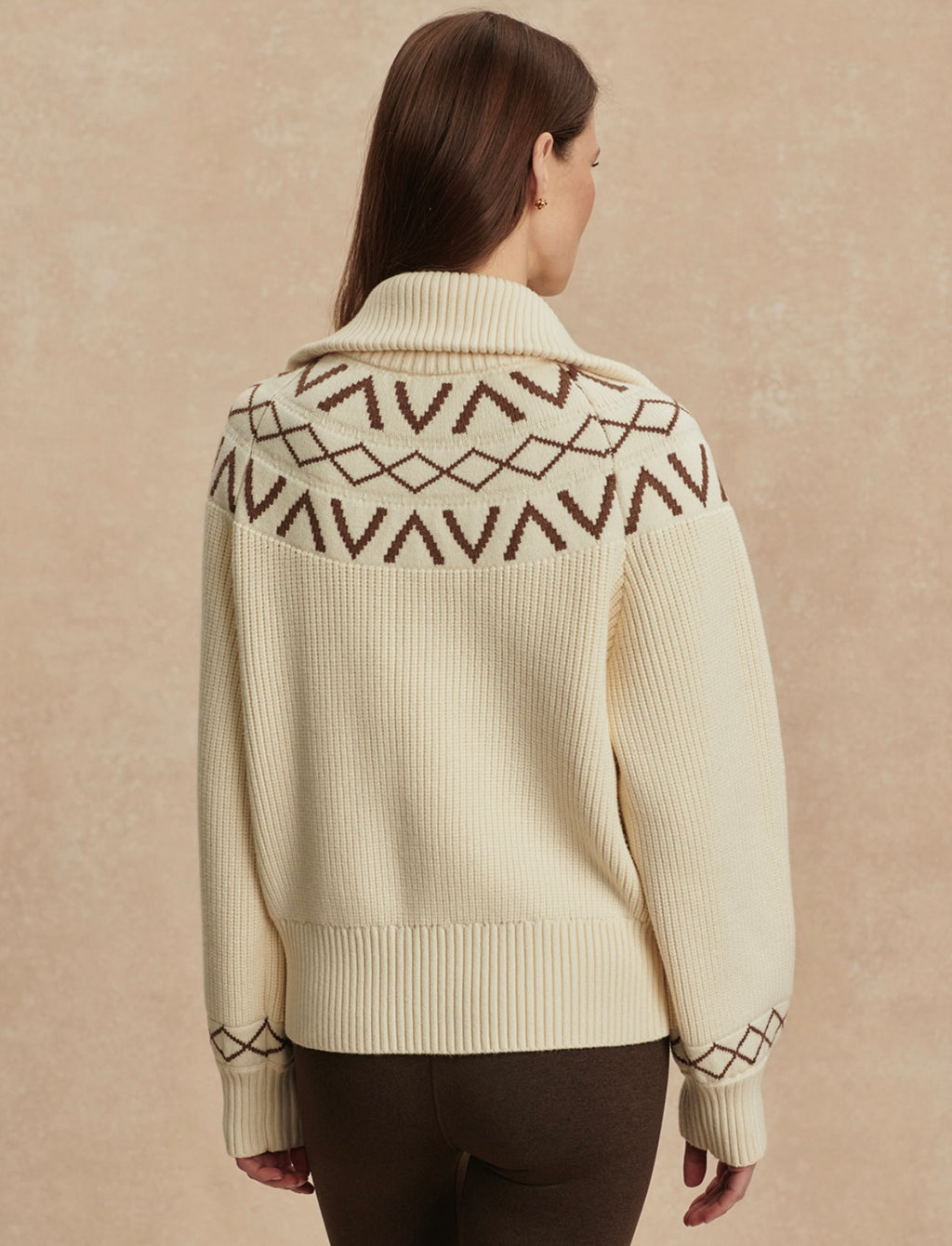 Sigrid Fairisle Half-Zip Knit