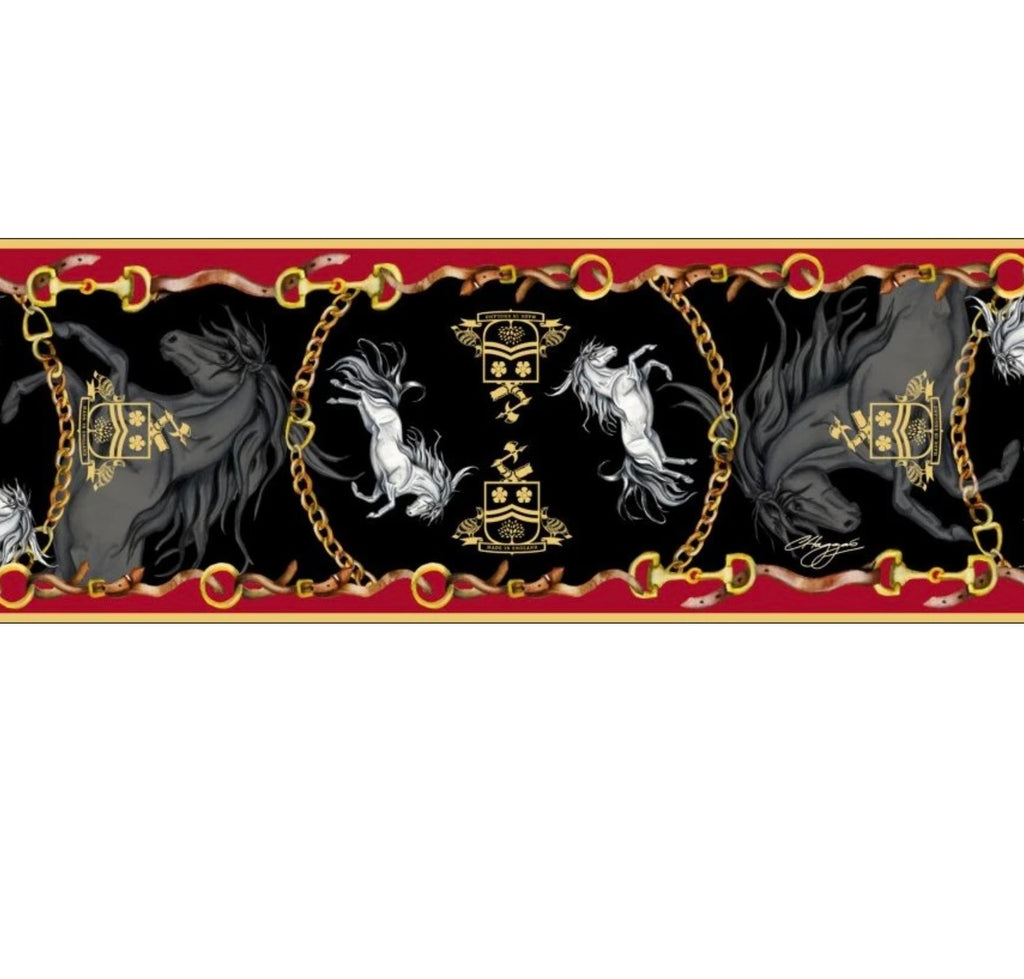 Clare Haggas Classic Hold your Horses Liquorish and Gold.