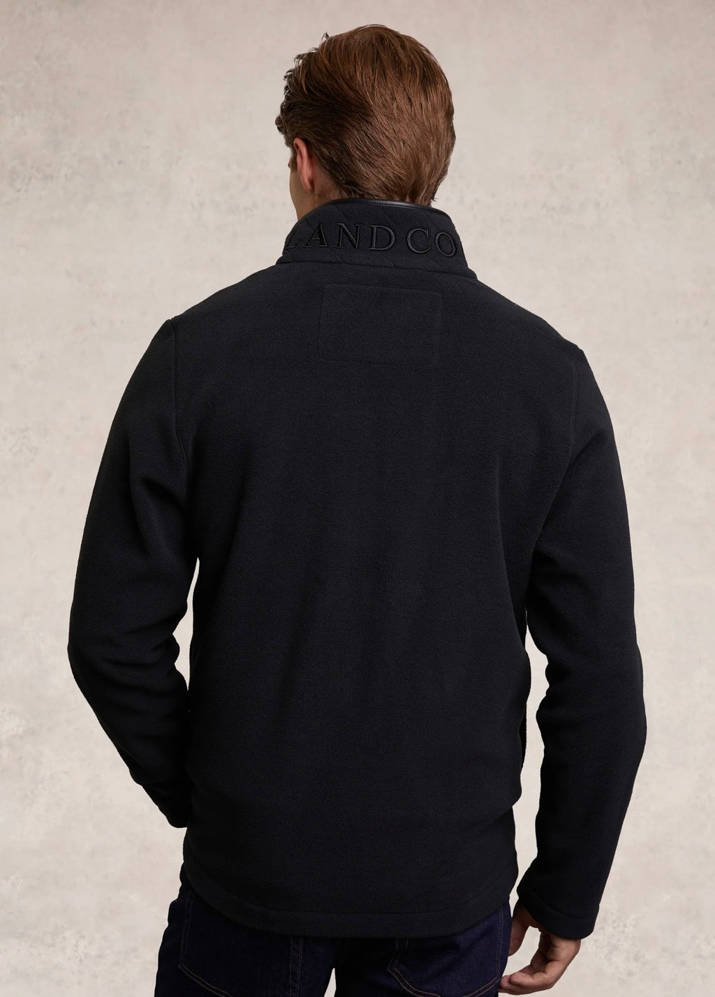 Holland Cooper Men's Country Fleece Jacket Black
