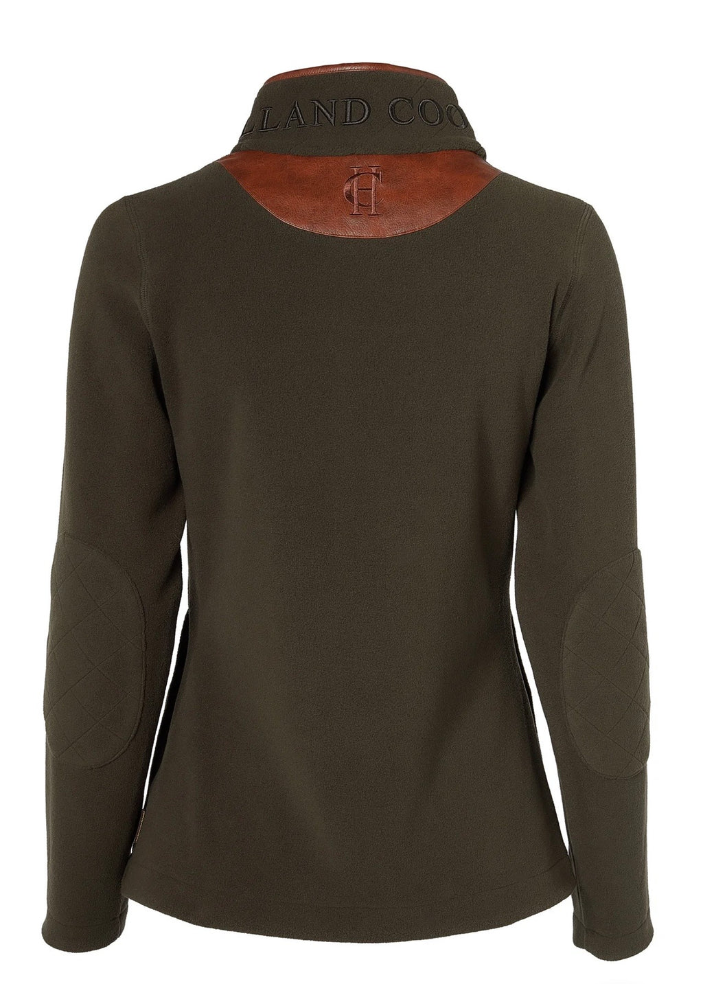 Holland Cooper Country Fleece Quarter Zip Khaki