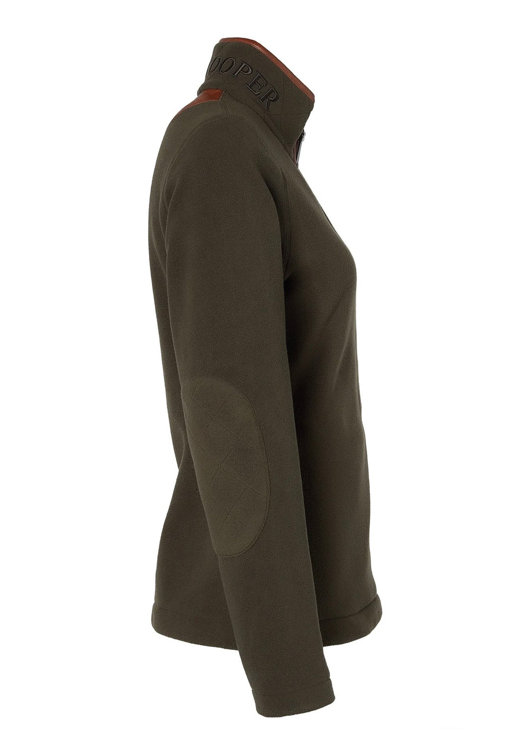 Holland Cooper Country Fleece Quarter Zip Khaki