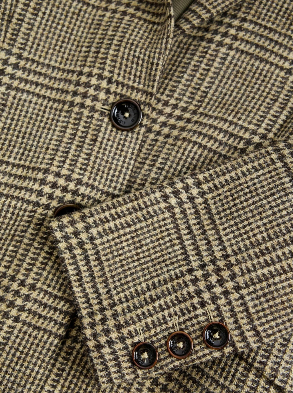 Holland Cooper Highgrove Coat Prince of Wales Brown