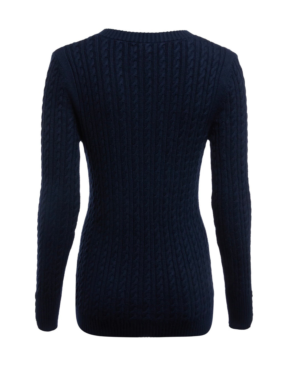 Holland Cooper Seattle V-Neck Knit Ink Navy