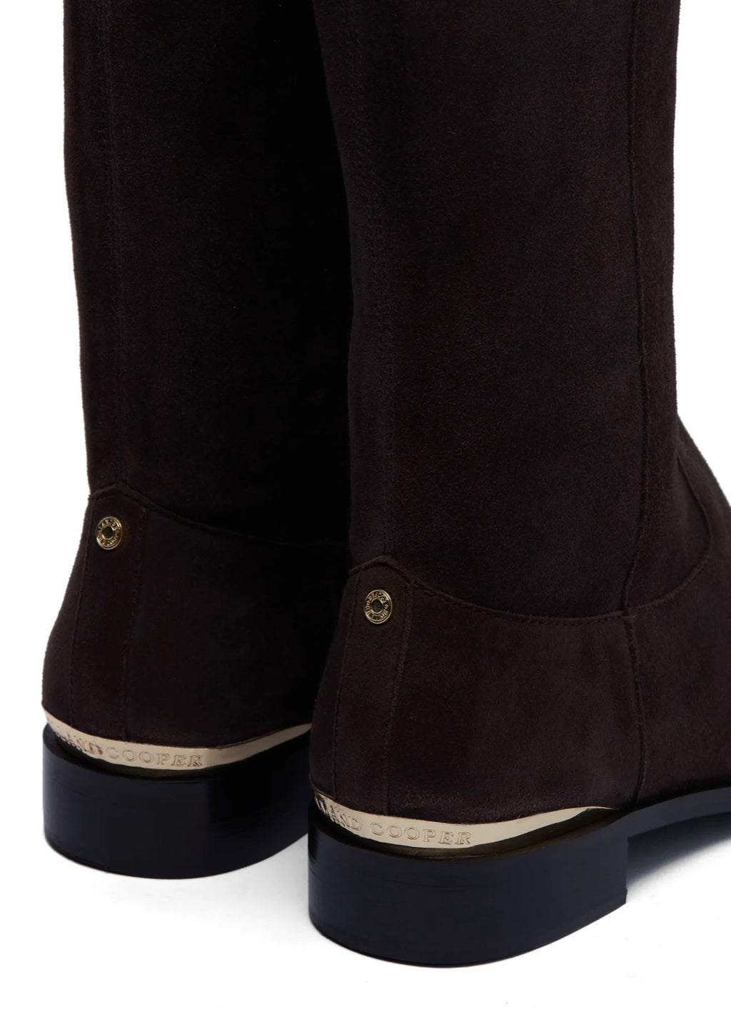 Holland Cooper Albany Knee Boot Chocolate Suede