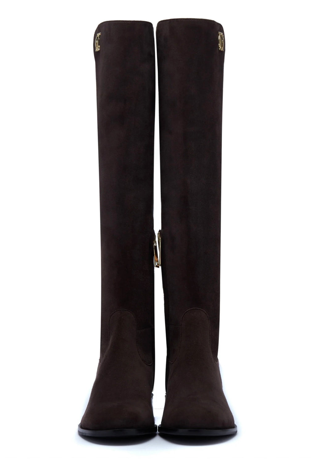 Holland Cooper Albany Knee Boot Chocolate Suede