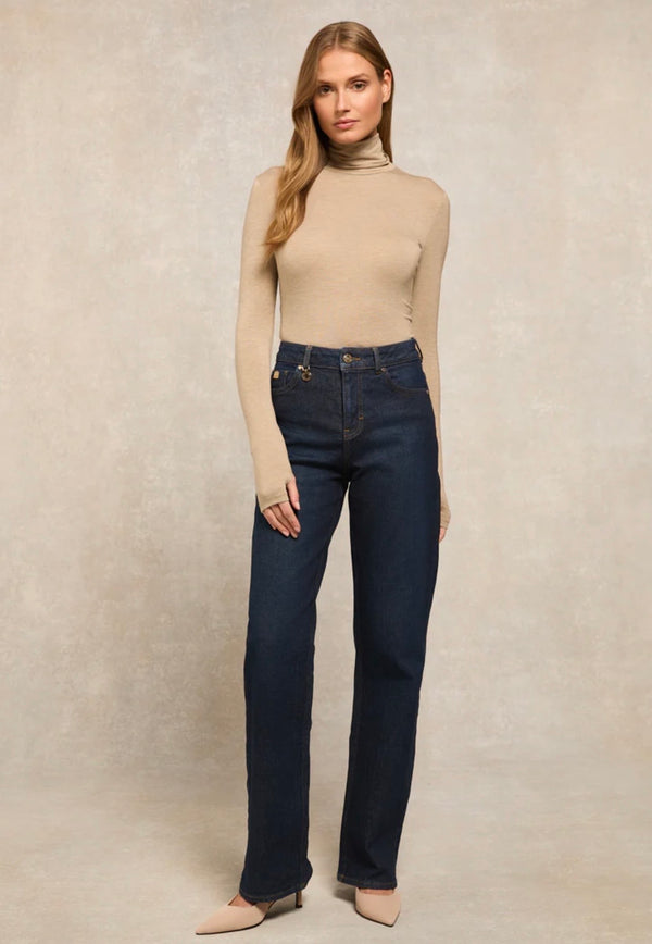 Holland Cooper Classic Straight Jean Deep Indigo