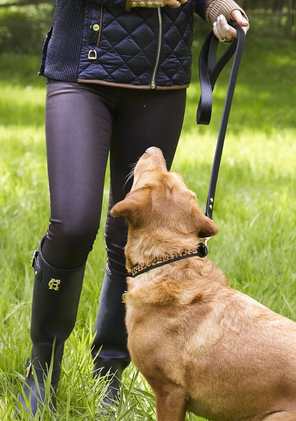Holland Cooper Classic Dog Lead Black