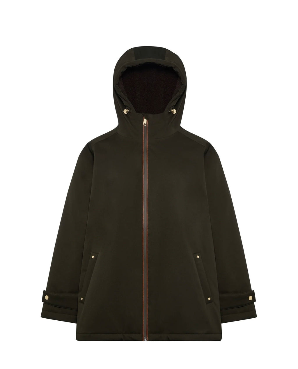 Holland Cooper One-Size Waterproof Jacket Khaki