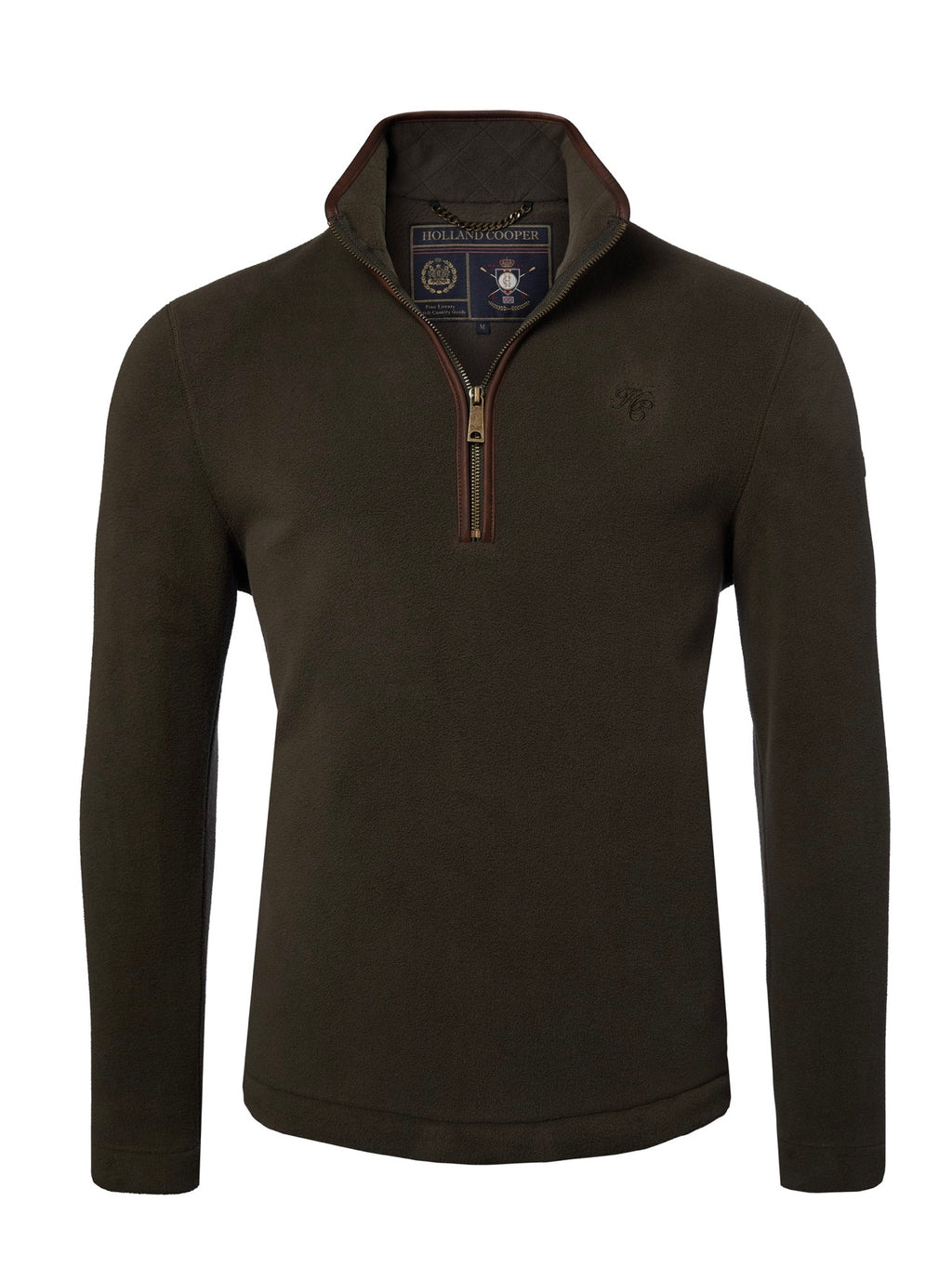 Men's Country Fleece Quarter Zip Khaki