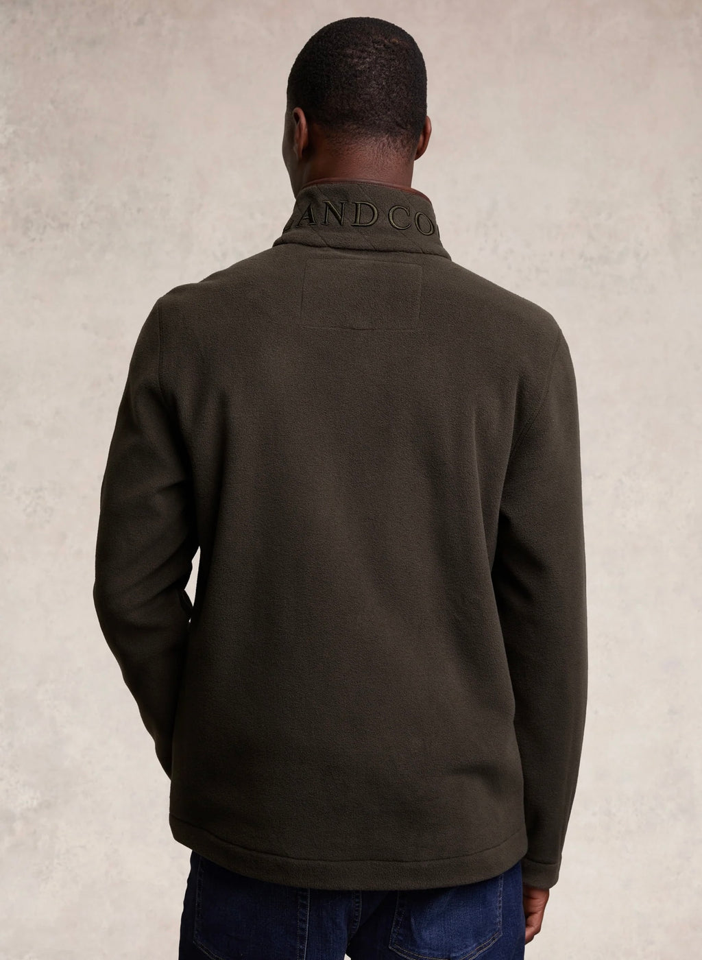 Men's Country Fleece Quarter Zip Khaki